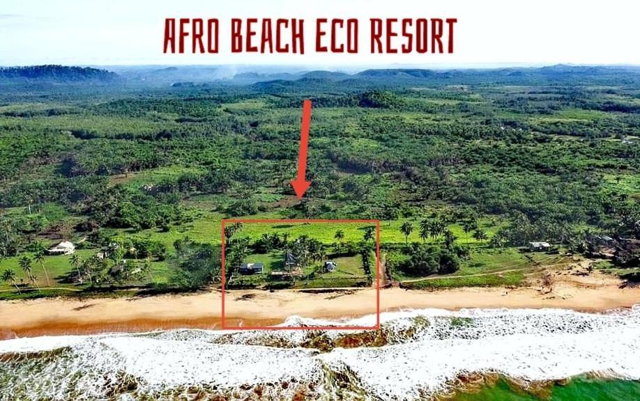 Afro Beach Eco Resort Butre Kültér fotó